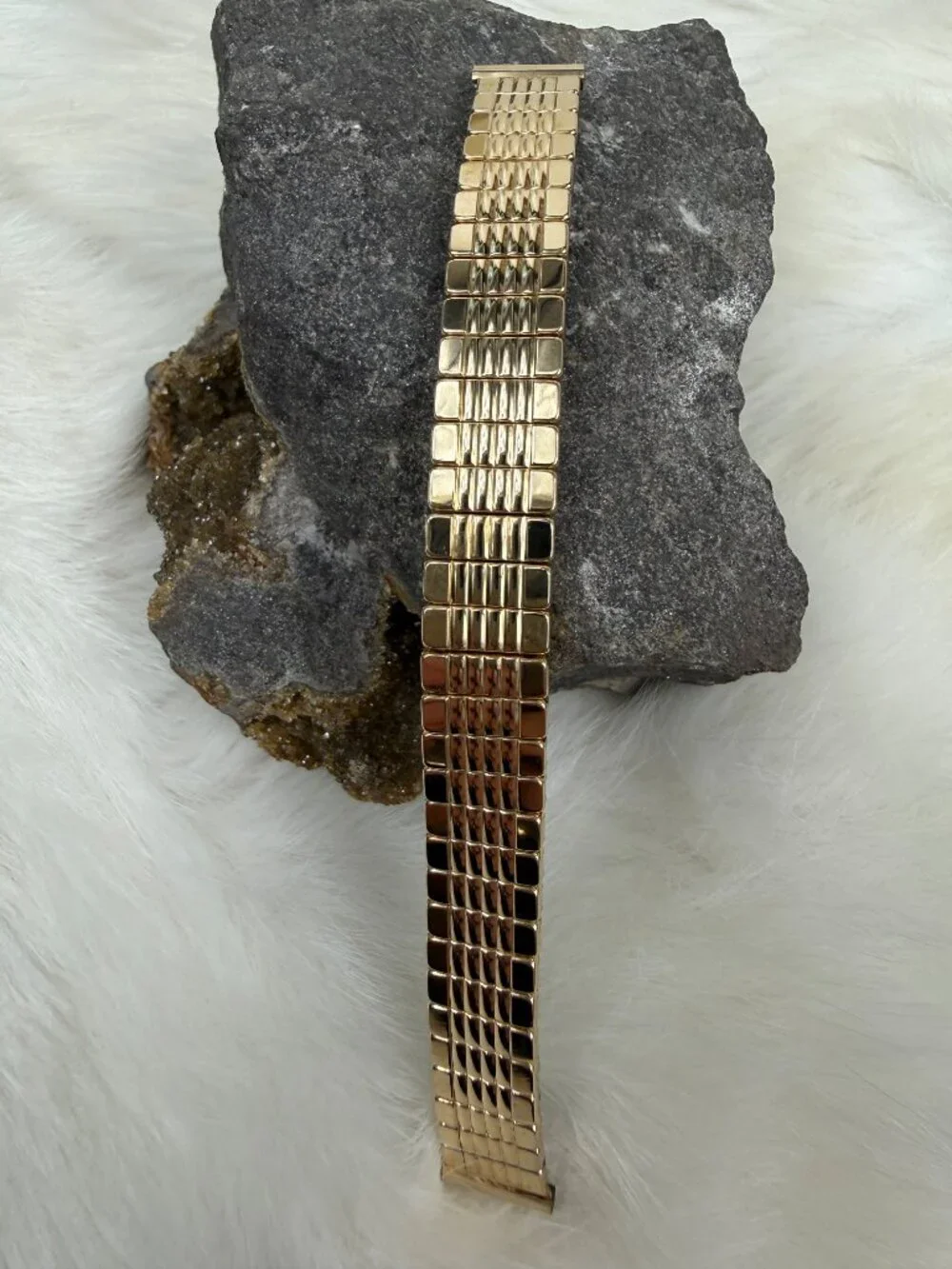 Vintage Admiral USA RGP Rolled Gold Plate Expandable Watch Band 5